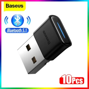 Kit 10 Unidades Adaptador USB Bluetooth 5.1
