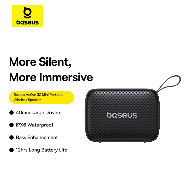Alto-Falante Portátil IPX6 AeQur 30 Mini
