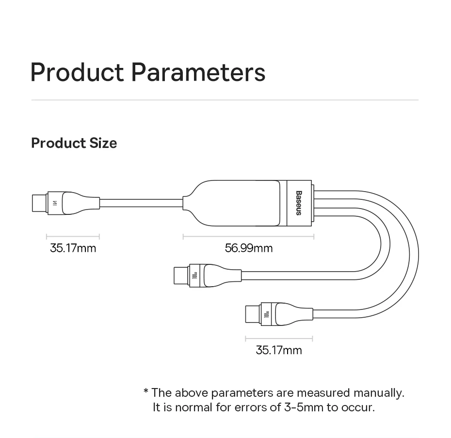 Cabo USB C 100W 2 em 1 - Imagem 22