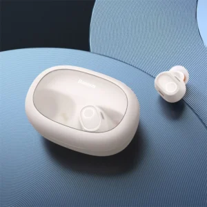 Fone de Ouvido Sem Fio Bowie Baseus WM03 Bluetooth 5.3 - Branco