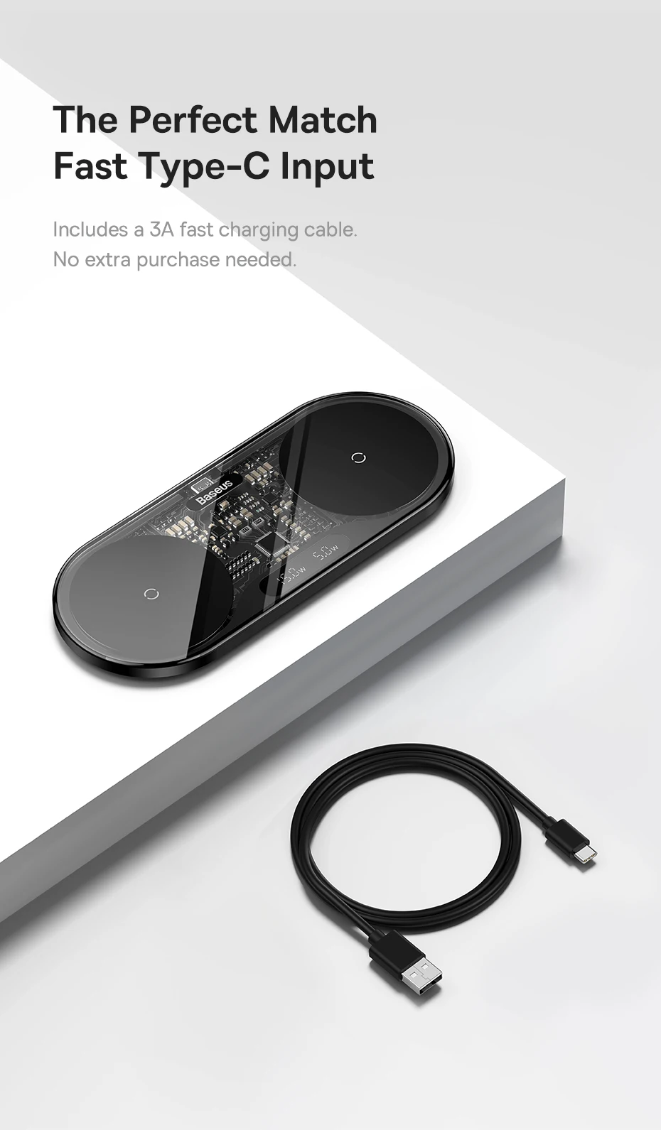 Carregador Magnético 2 em 1 Qi 20W com Display - Imagem 19