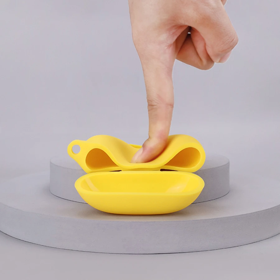 Capa de Silicone Bolsa Azul para Fone Baseus - Imagem 3