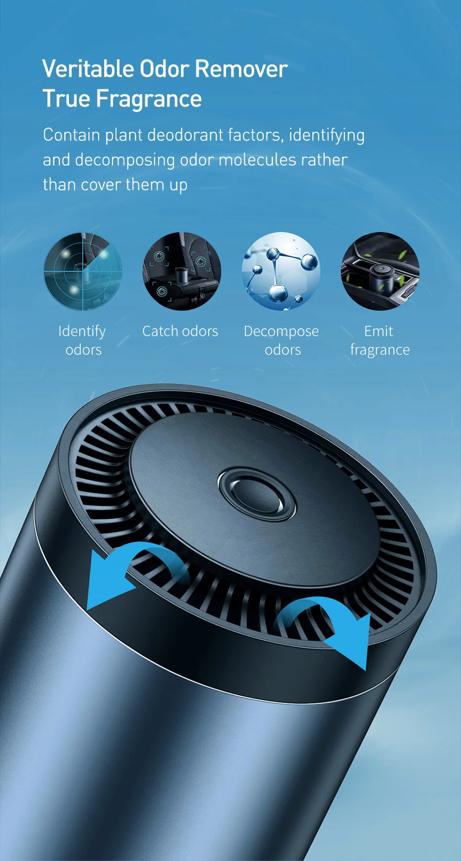 Purificador de Ar para Porta Copos - Imagem 9