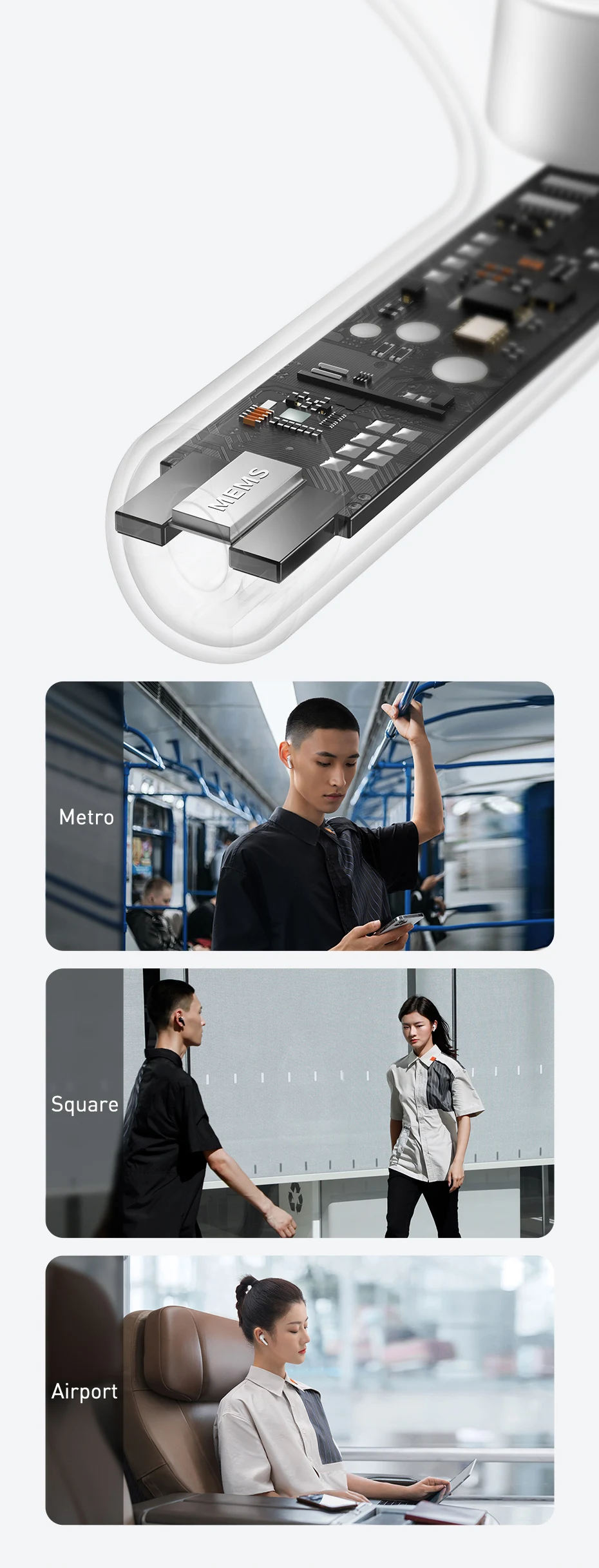 Fone de Ouvido Bowie E8 ENC - Imagem 20