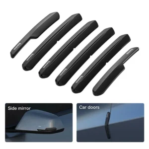 Kit Protetor Anti Choque para Tesla 3/Y 6 pçs - Preto