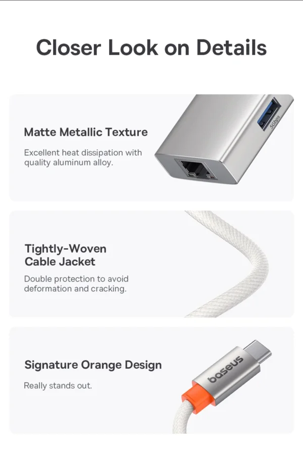 Hub USB C 4 em 1 PortalJoy - Imagem 13