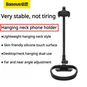 Suporte de Pescoço para Telefone ComfortJoy - Preto