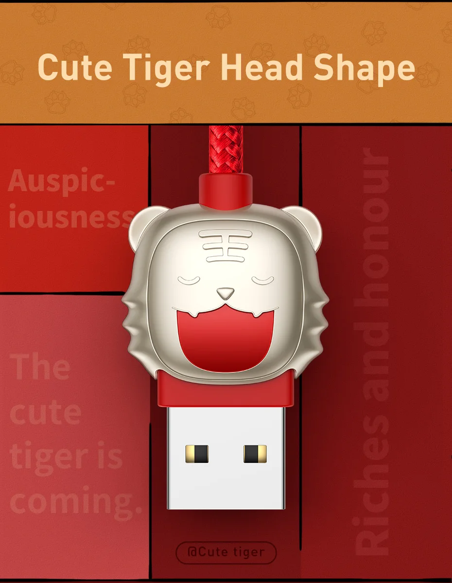 Cabo USB 3 em 1 Temático Baseus - Imagem 8