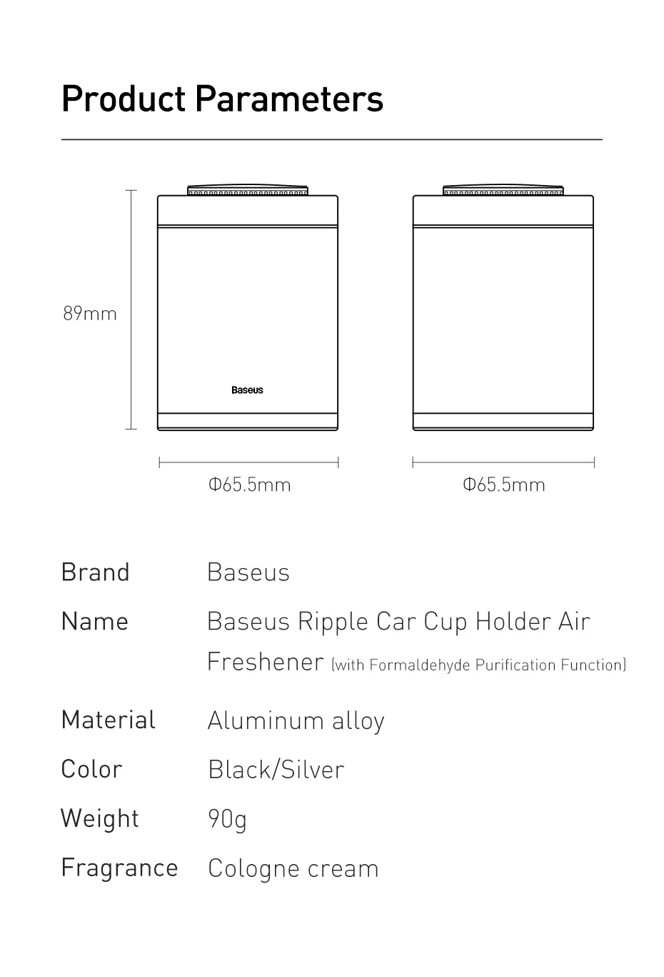 Purificador de Ar para Porta Copos - Imagem 17