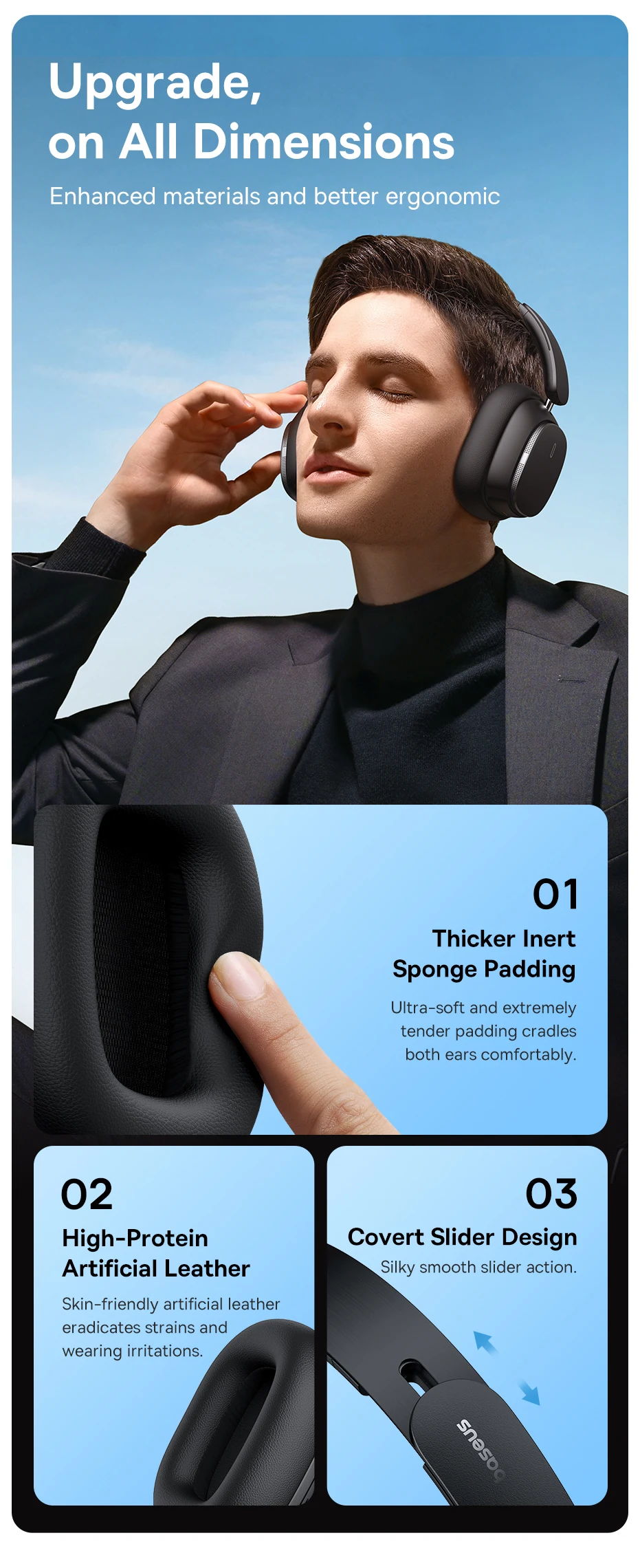 Headset Sem Fio Bowie H1 Pro - Imagem 4