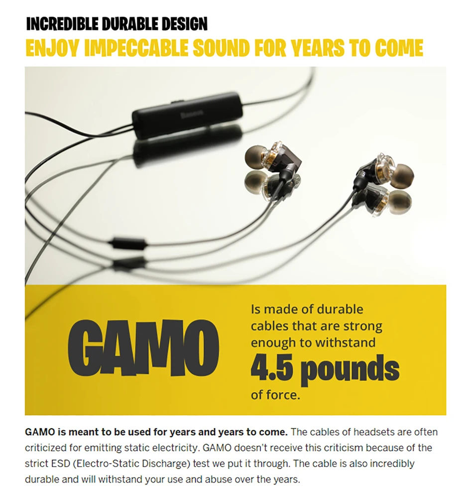 Fone de Ouvido com Fio GAMO 90° HIFI - Imagem 23