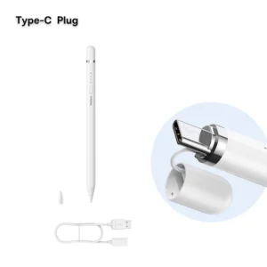 Caneta Capacitiva Stylus Plug-in Baseus - Conector USB C