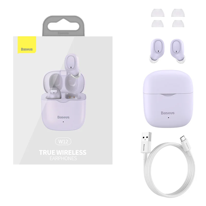 Fone de ouvido Baseus W12 TWS Bluetooth 5.1 - Imagem 29