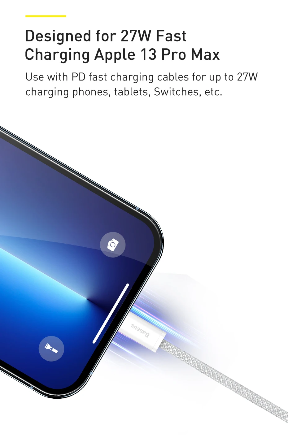 Cabo USB C Lightning PD 20W - Imagem 11