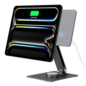 Suporte Magnético para iPad M4 com Base de Carregamento IPC20S