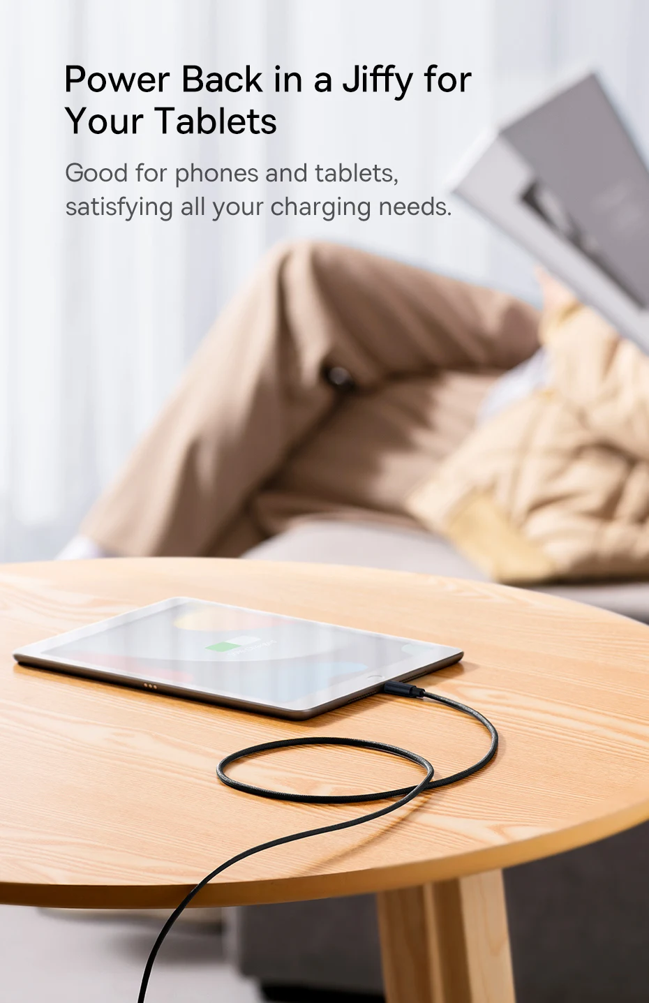 Cabo USB Tipo C para Lightning 20W Carregamento Rápido - Imagem 12