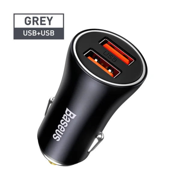 USB Duplo - Cinza