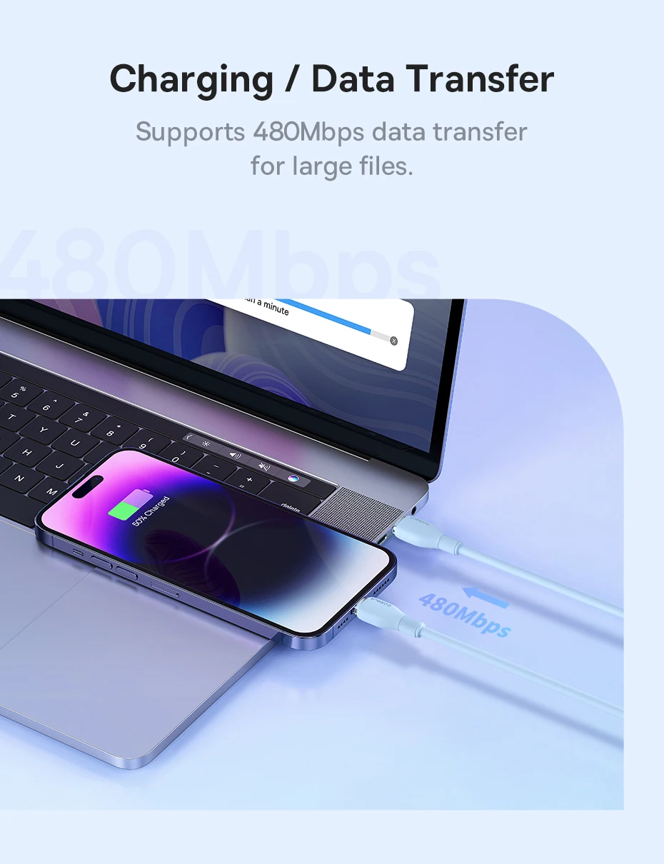 Cabo USB C para iPhone 20W Carregamento Rápido - Imagem 16