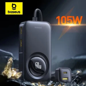 Carregador Veicular 105W com Cabo Retrátil PrimeTrip VW1