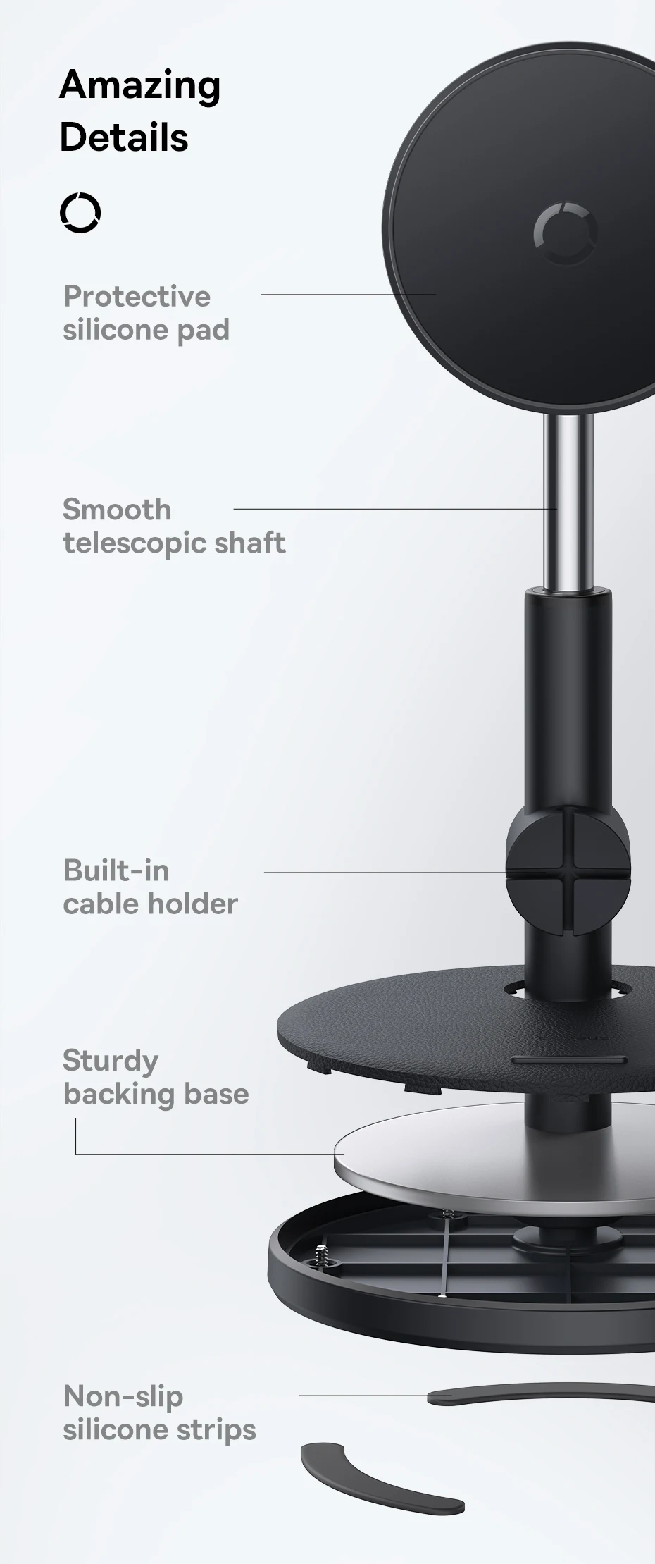Suporte Magnético Ajustável de Mesa - Imagem 17