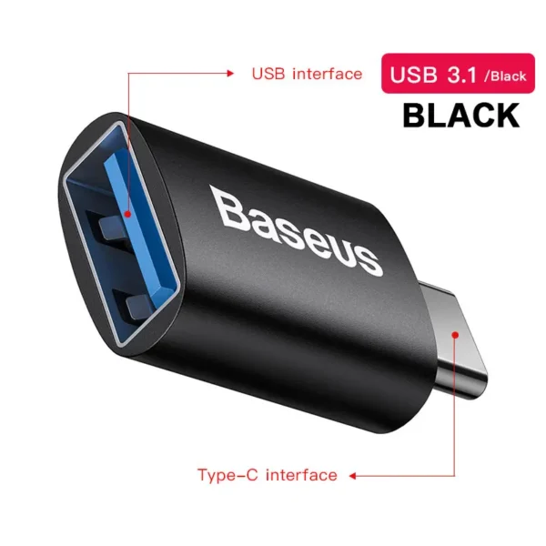 Preto Tipo C para USB