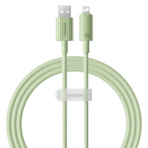 Cabo USB Baseus para iPhone 2.4A Biodegradável - Verde