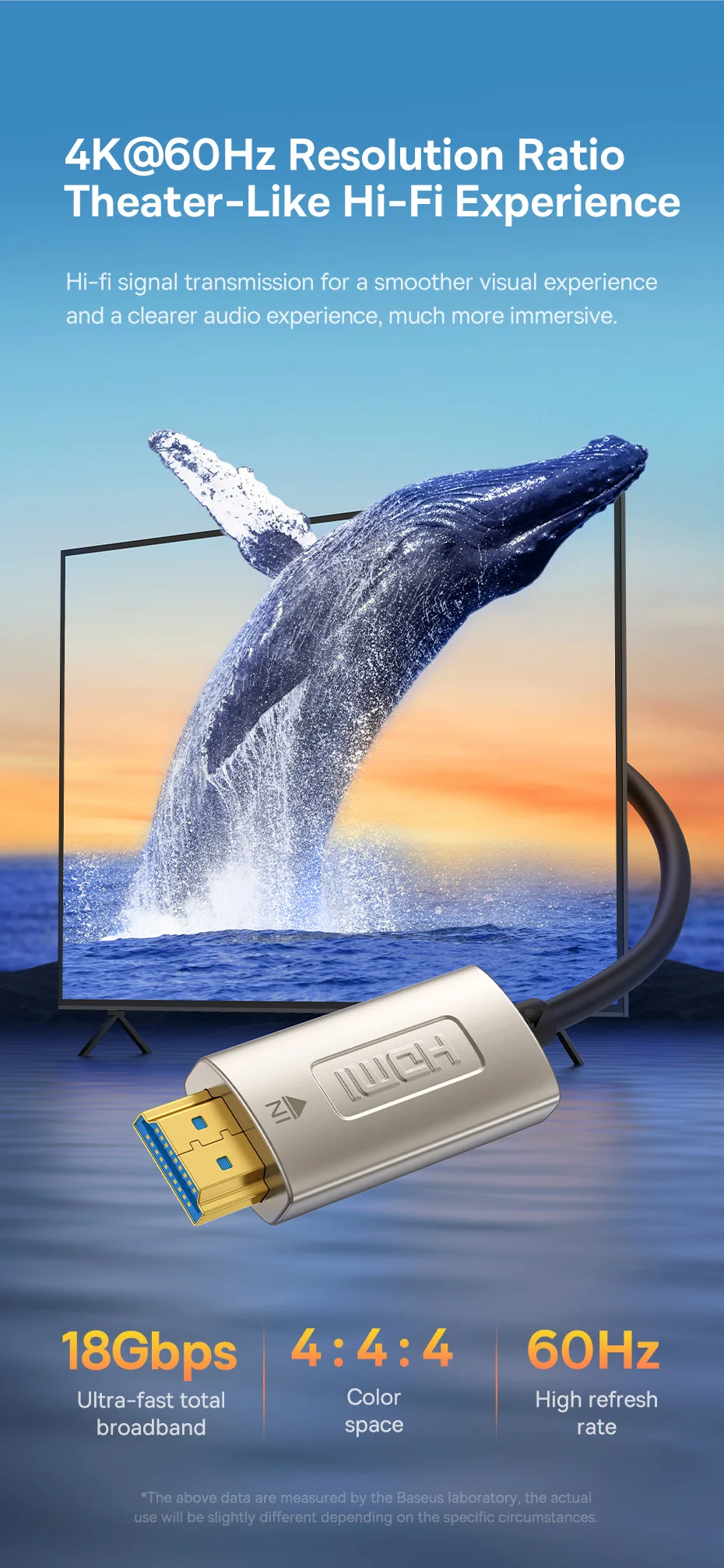 Cabo HDMI 4K Fibra Óptica - Imagem 12