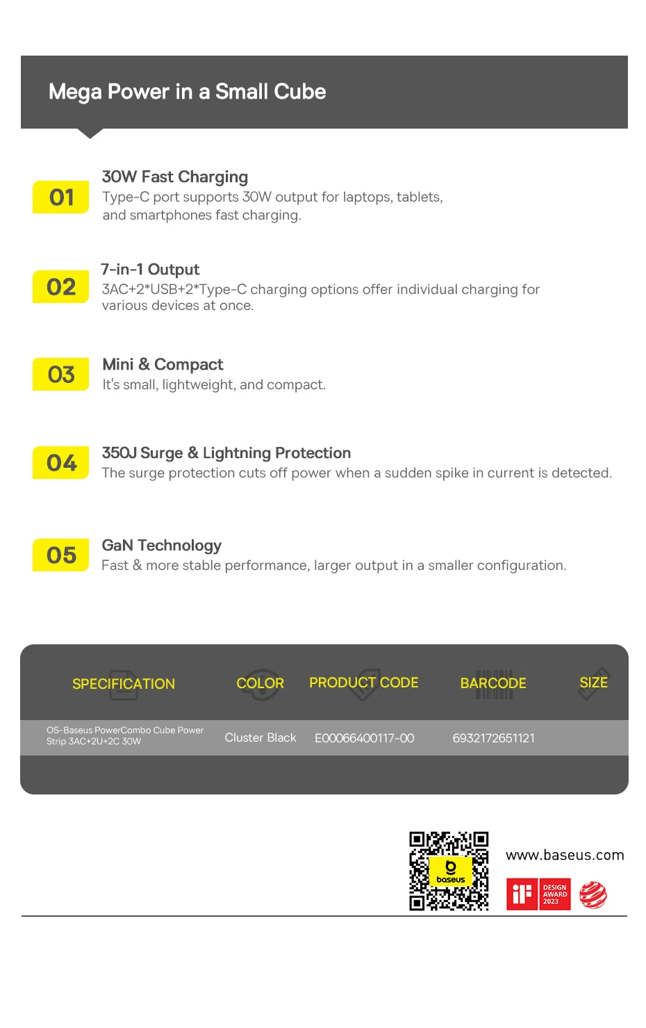 Carregador de Mesa 30W 7 em 1 PowerCombo - Imagem 17