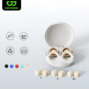 Tampão Auricular de Silicone Confortável e Lavável – Goojodoq