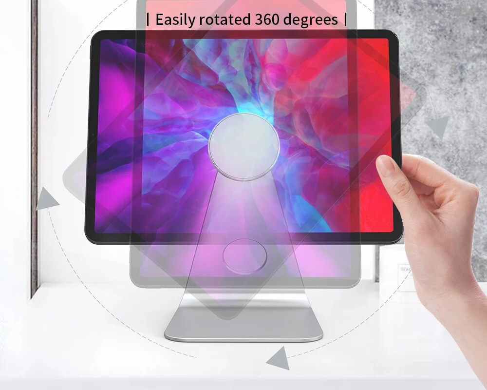 Gira 360° – Suporte Magnético Ajustável para Smartphone e Tablet