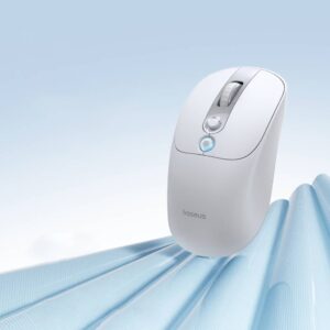 Mouse Sem Fio Baseus Editor EM2 Ergonômico - Branco