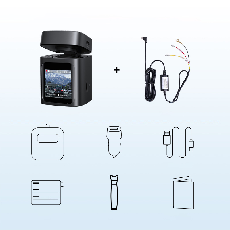 Câmera Veicular Inteligente Frontal 3K PrimeTrip Baseus VD1 - Frontal e HW