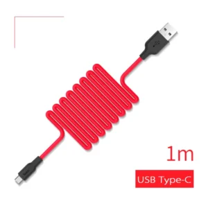 Cabo HOCO X21  USB-A para USB-C de Carregamento e Dados - Vermelho