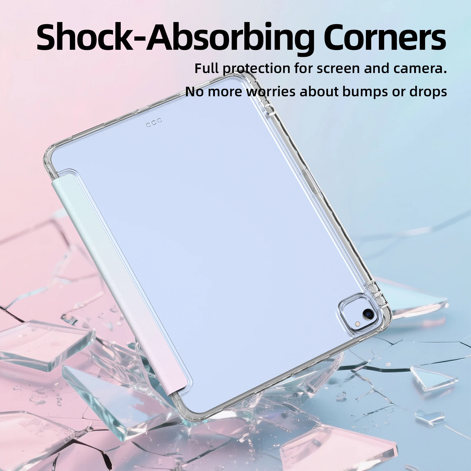 Capa Dobrável Goojodoq com Suporte para iPad (Y-Fold) - Imagem 12