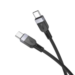 Cabo HOCO X109 USB-C para USB-C de Carregamento Rápido 60W - Preto