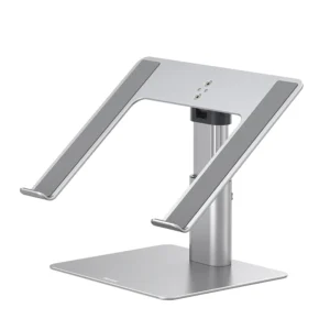 Suporte de Metal Ajustável para Laptop - Prata