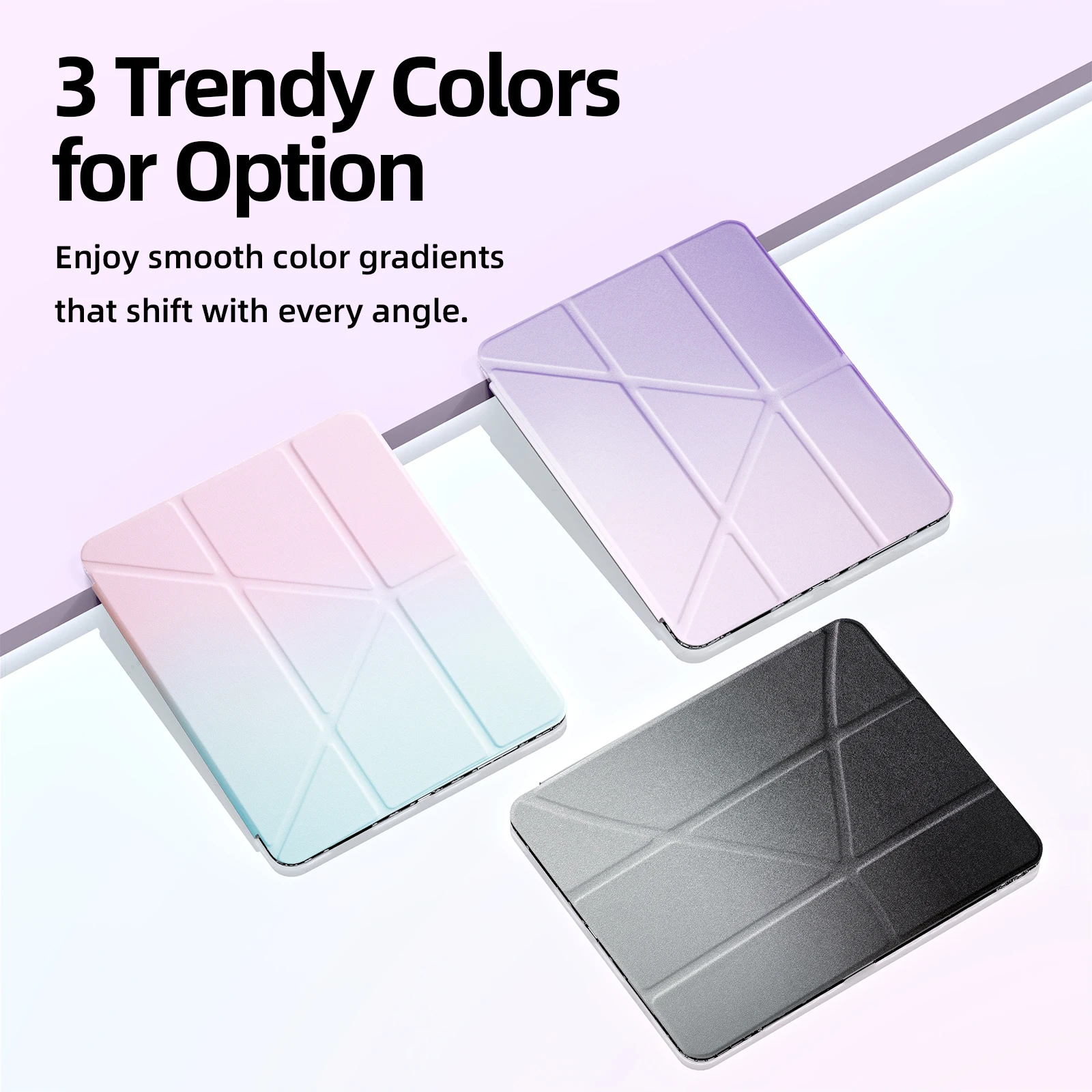 Capa Dobrável Goojodoq com Suporte para iPad (Y-Fold) - Imagem 19