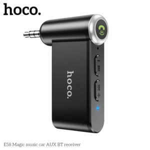 Receptor Bluetooth HOCO E58 AUX 3.5mm com Microfone