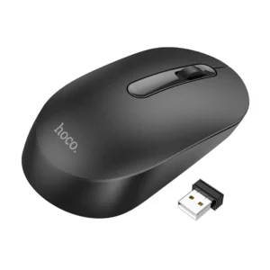 HOCO GM14 Mouse Sem Fio 2.4G Silencioso 1200 DPI - Preto