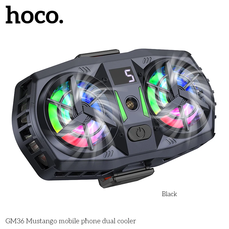 HOCO GM36 Cooler Gamer para Celular com Dupla Ventoinha - Imagem 7