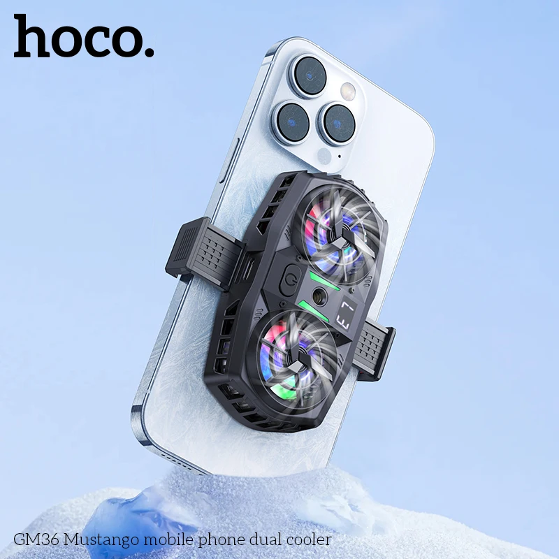 HOCO GM36 Cooler Gamer para Celular com Dupla Ventoinha - Imagem 5
