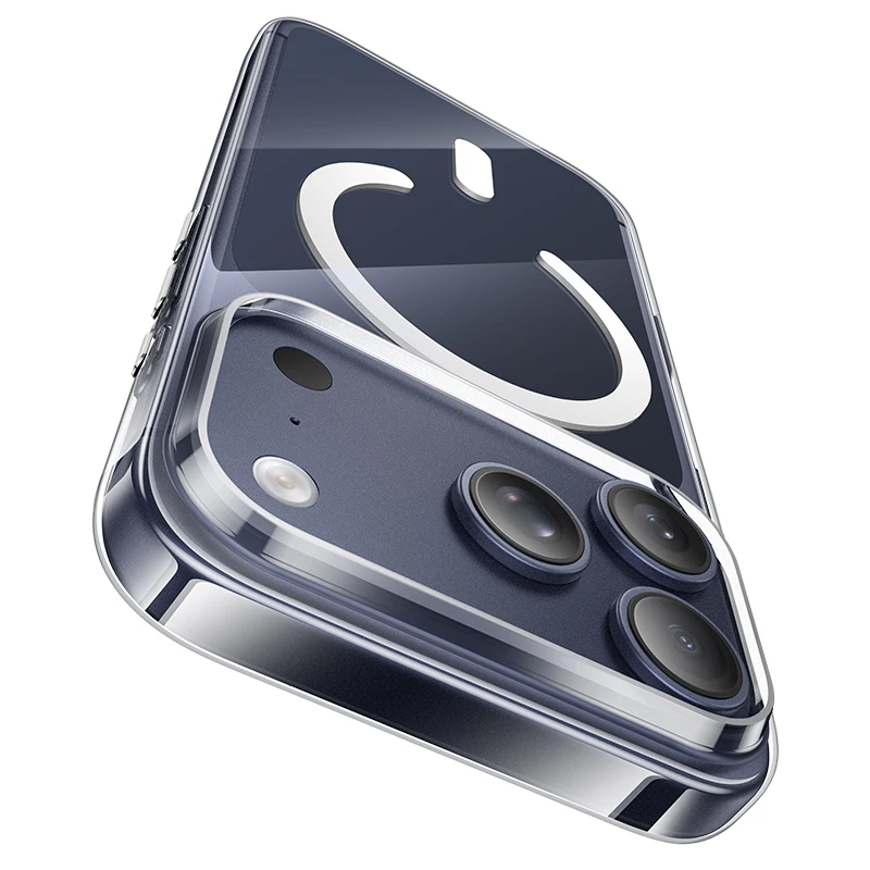 Capa Magnética Transparente HOCO AS4 para iPhone - Imagem 9