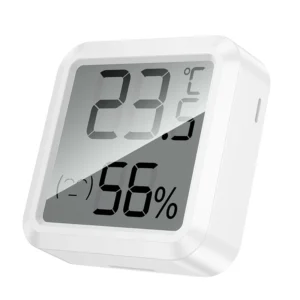 HOCO HX40 Termo-Higrômetro Digital LCD para Ambiente Interno - Branco
