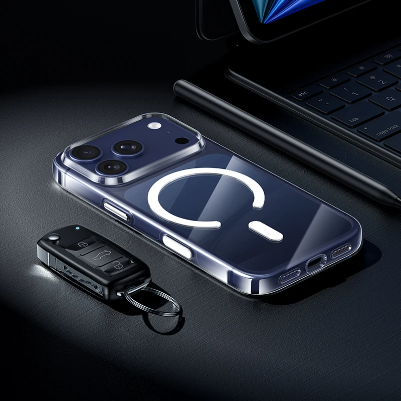 Capa Magnética Transparente HOCO AS4 para iPhone - Imagem 12