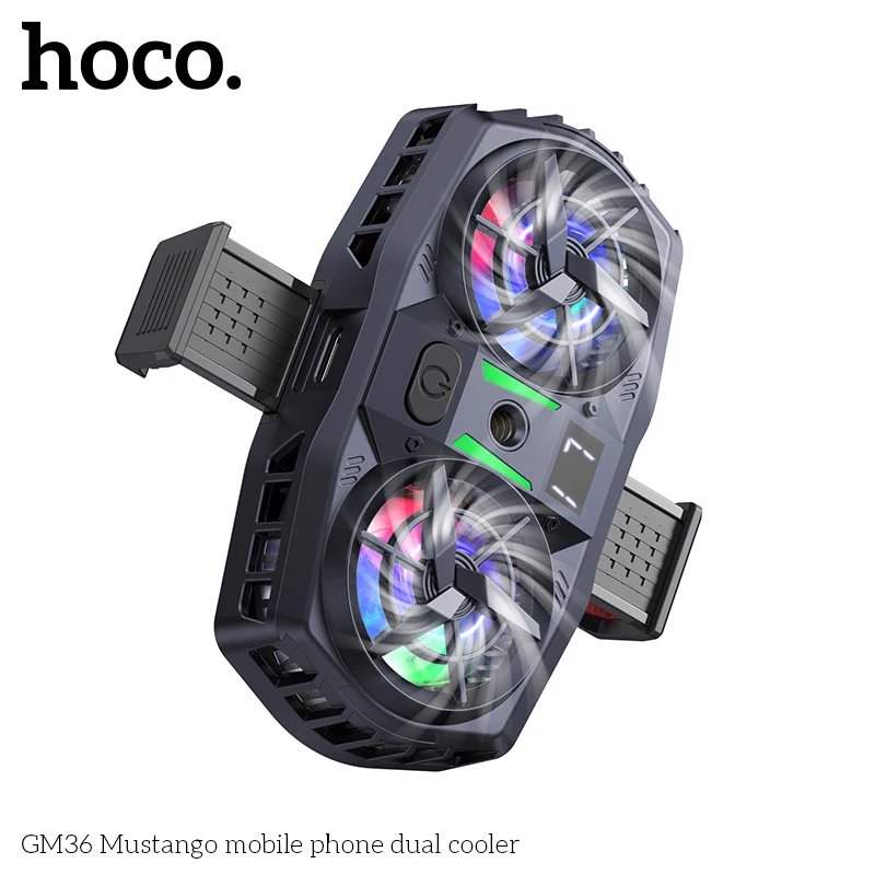 HOCO GM36 Cooler Gamer para Celular com Dupla Ventoinha - Imagem 3