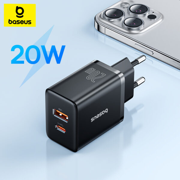 Carregador Baseus 20W USB Tipo C
