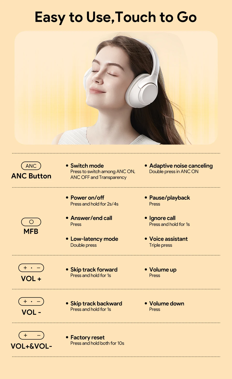 Headset QCY H3 ANC Bluetooth 5.4 - Imagem 20