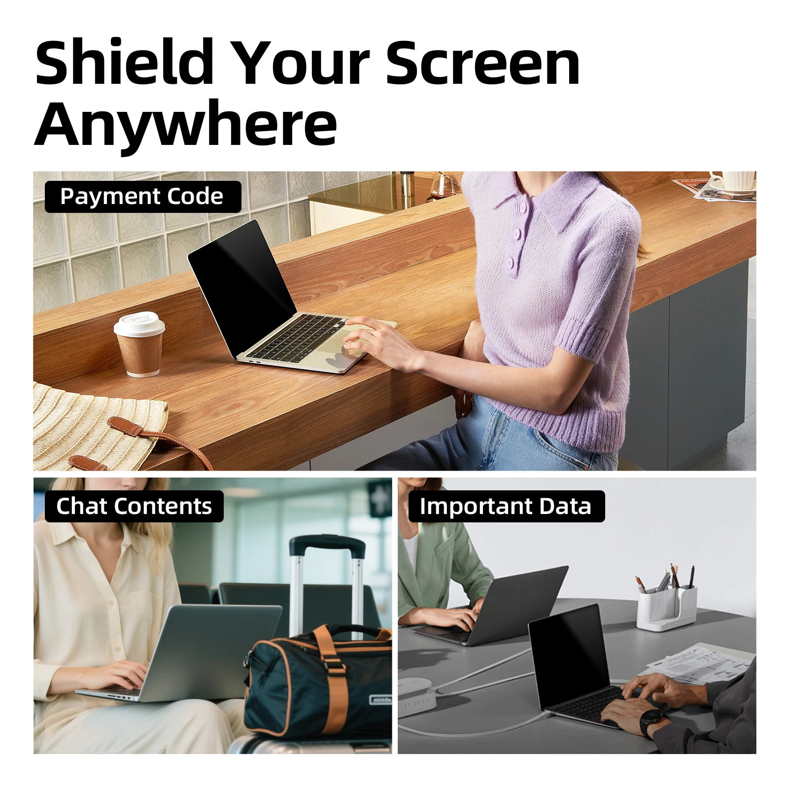 Protetor de Tela Magnético de Privacidade Goojodoq para MacBook - Imagem 7