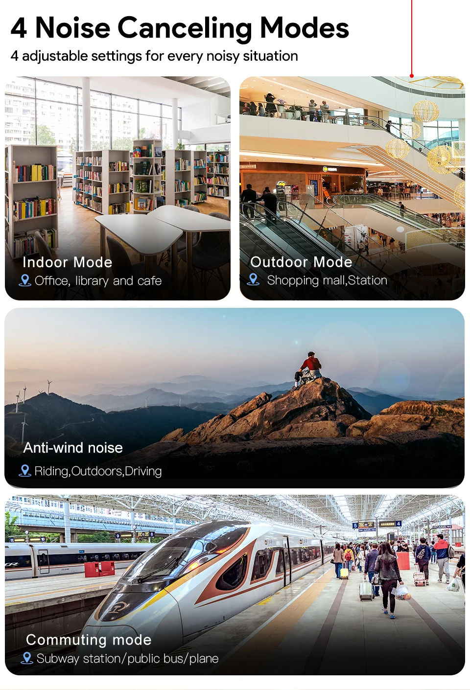 Headset QCY H3 ANC Bluetooth 5.4 - Imagem 12