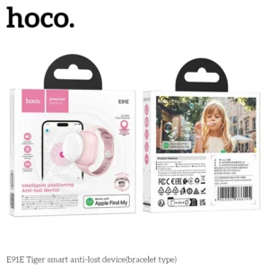 Rastreador Inteligente com Apple Find My HOCO E91E - Rosa